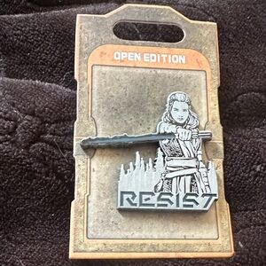 Resist Enamel Pin